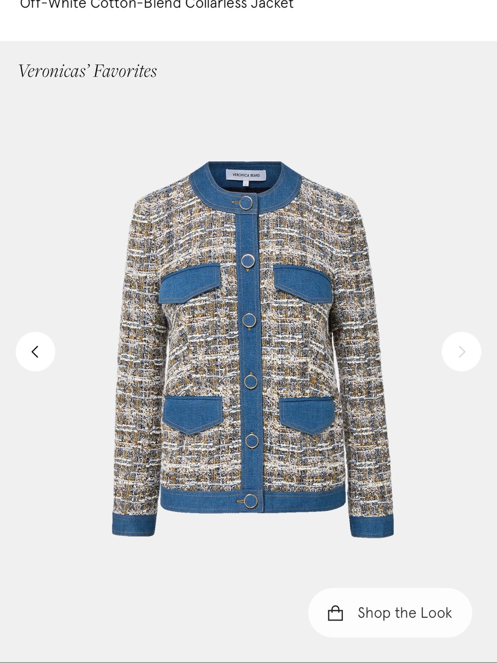 NWT Veronica Beard Ainslie Tweed Jacket